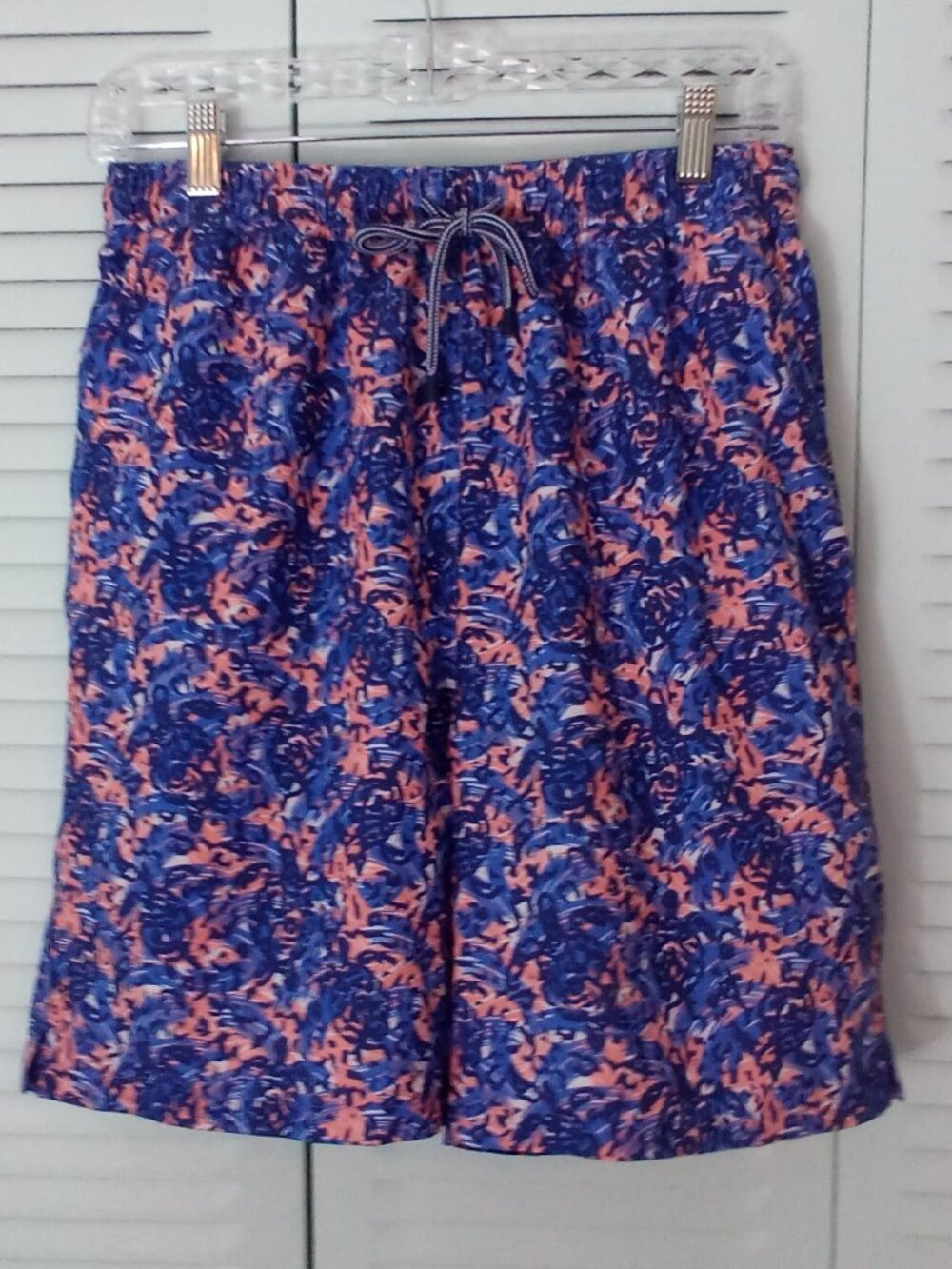 PETER MILLAR SEASIDE MED TURTLE TIDE MESH BRIEF SLITS POCKETS TIE STRETCH WAIST